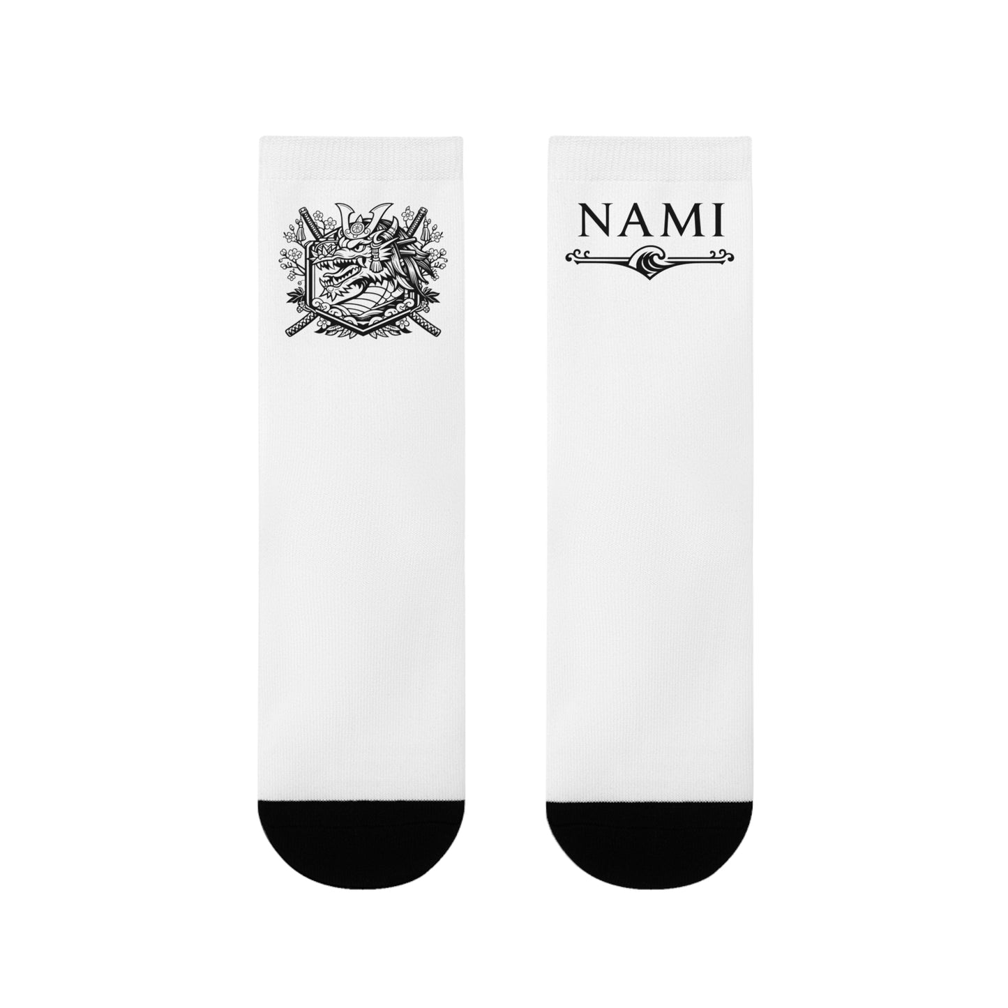 The NAMI Dragon Crew Socks - All Over Prints