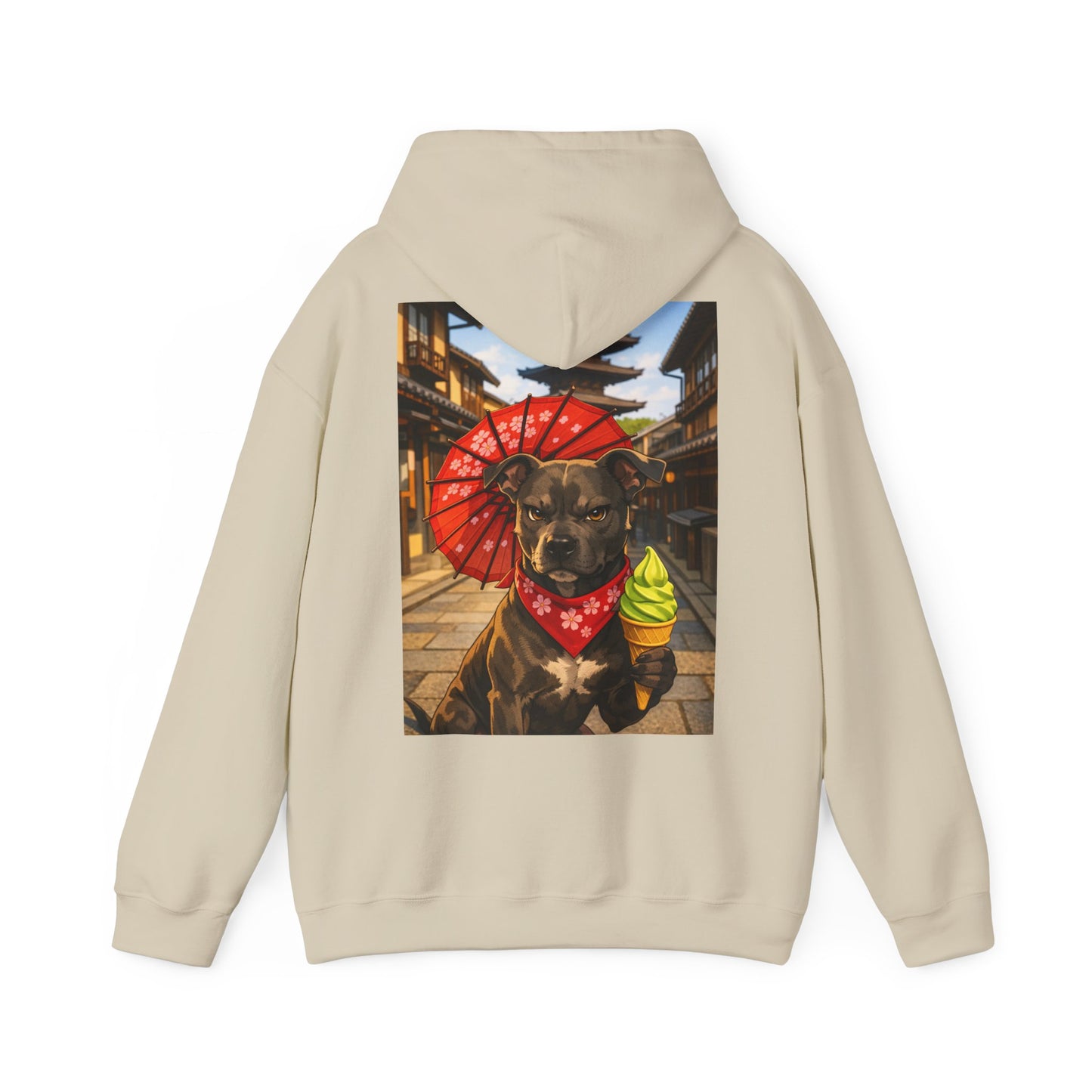 The NAMI Dog Ice Cream Hoodie - Sand / M - Hoodie