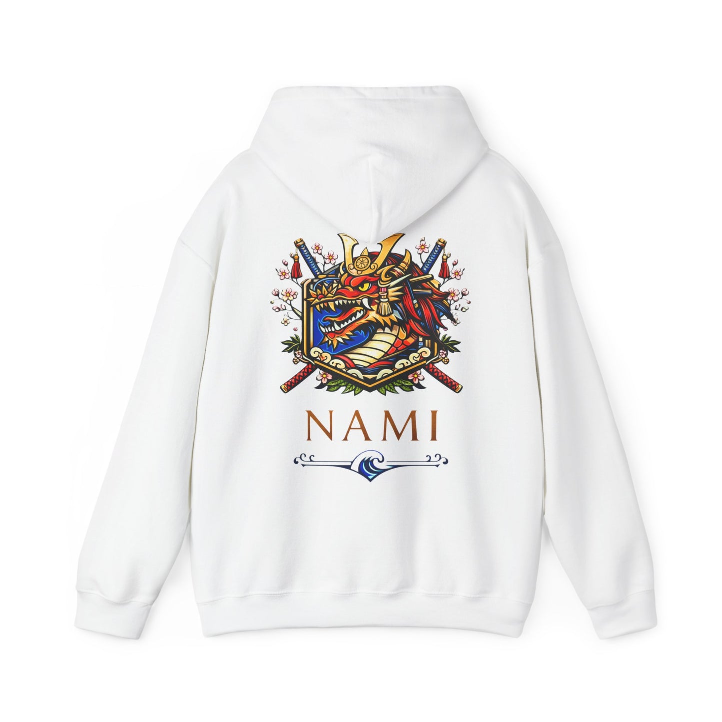The NAMI Dragon Hoodie - White / S - Hoodie
