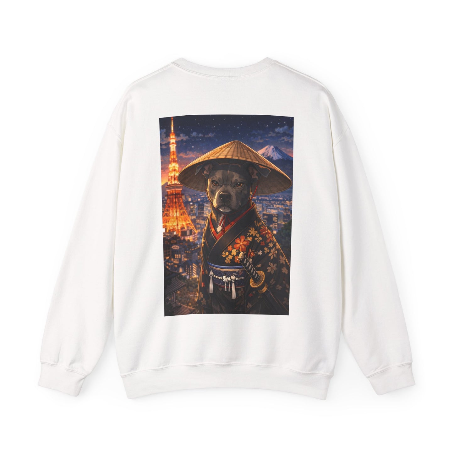The NAMI Dog Samurai Sweatshirt - S / White - Sweatshirt