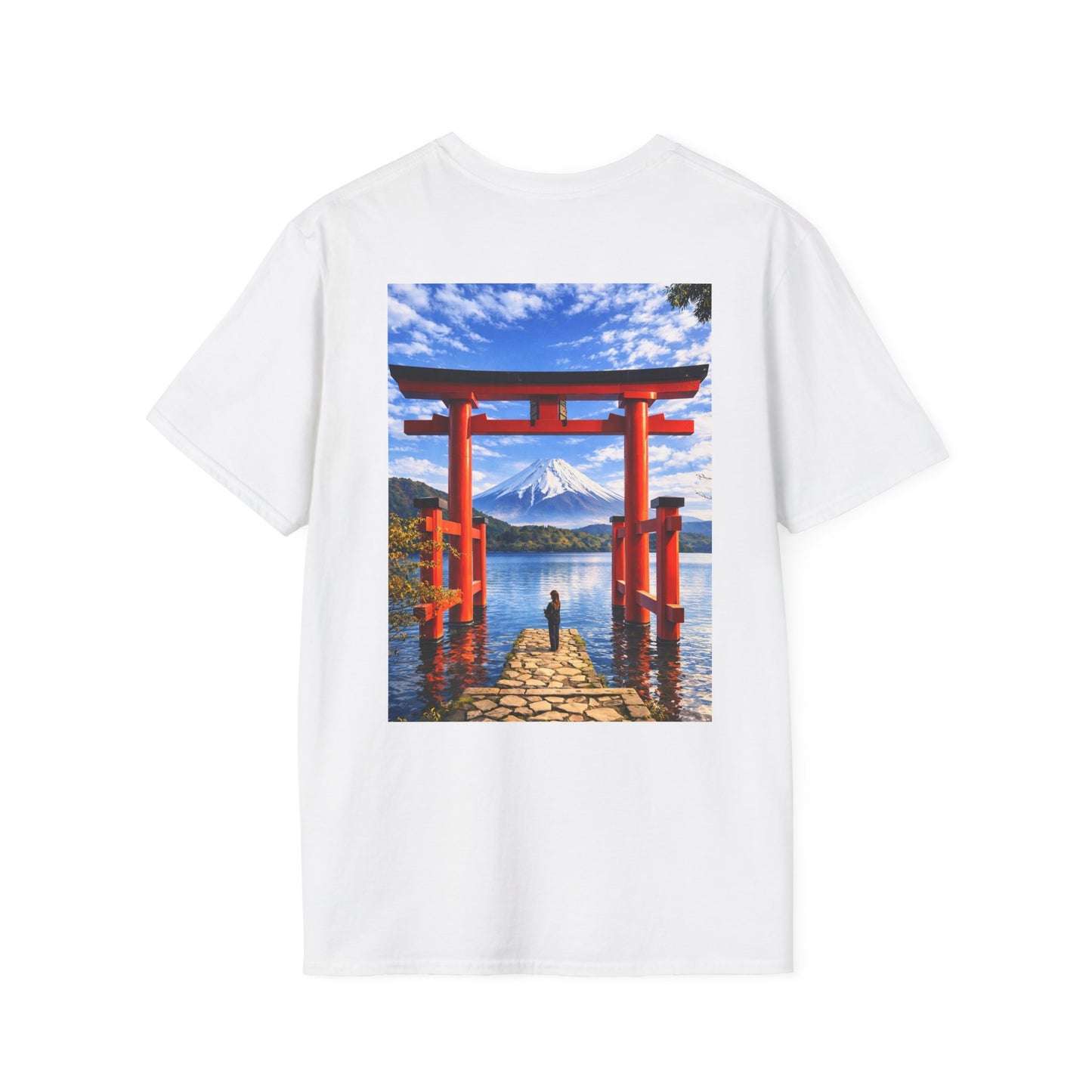 The NAMI Torii Hakone T-Shirt Full Colour - White / S - T-Shirt