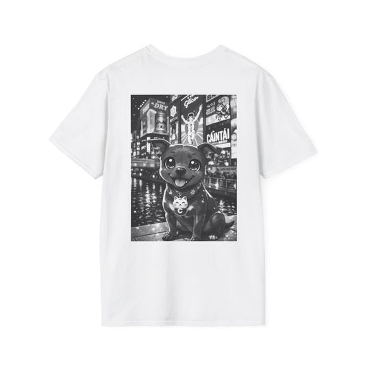 The NAMI Dog Dotonbori T-Shirt Black White - White / S - T-Shirt