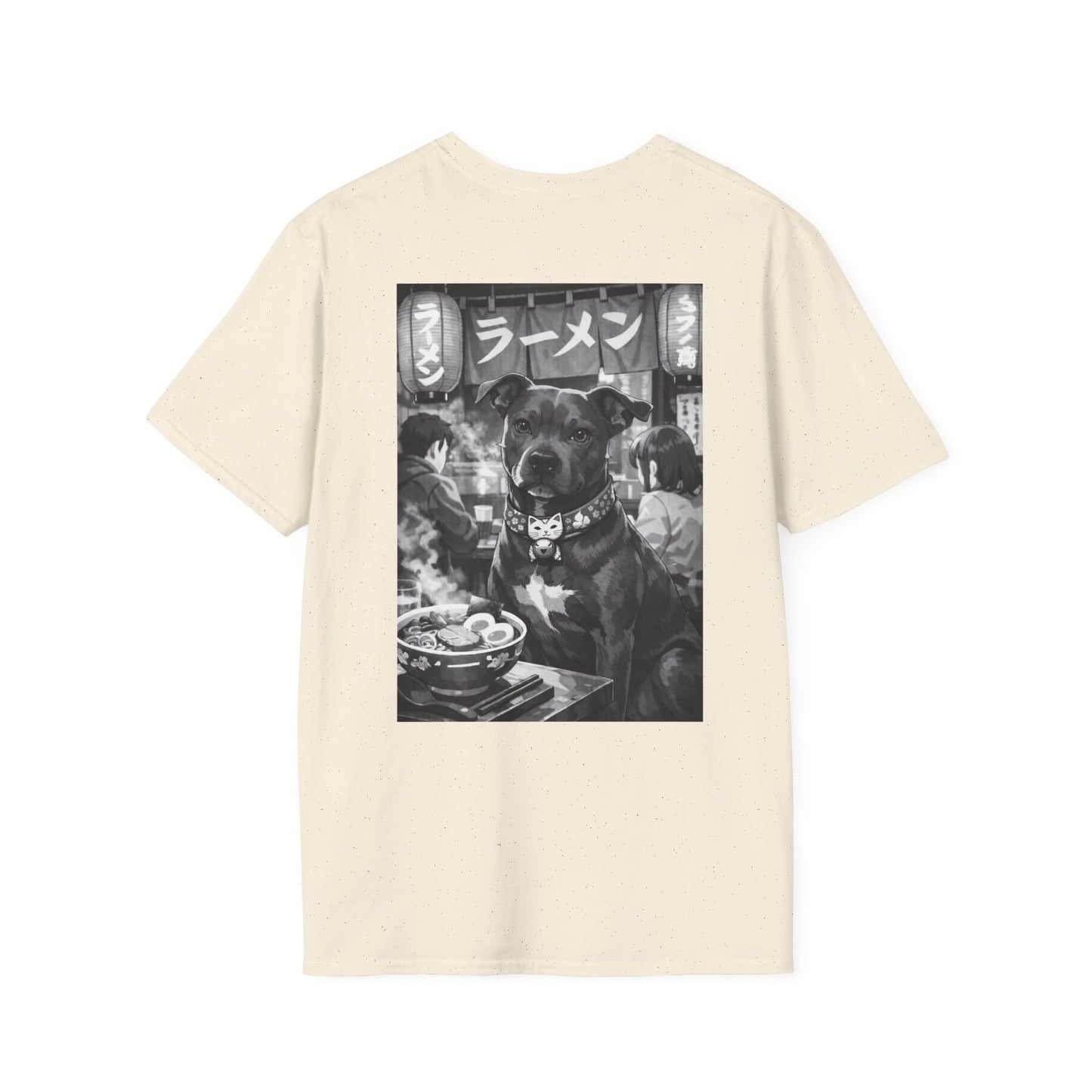 The NAMI Dog Ramen T-Shirt Black White - Natural / S - T-Shirt