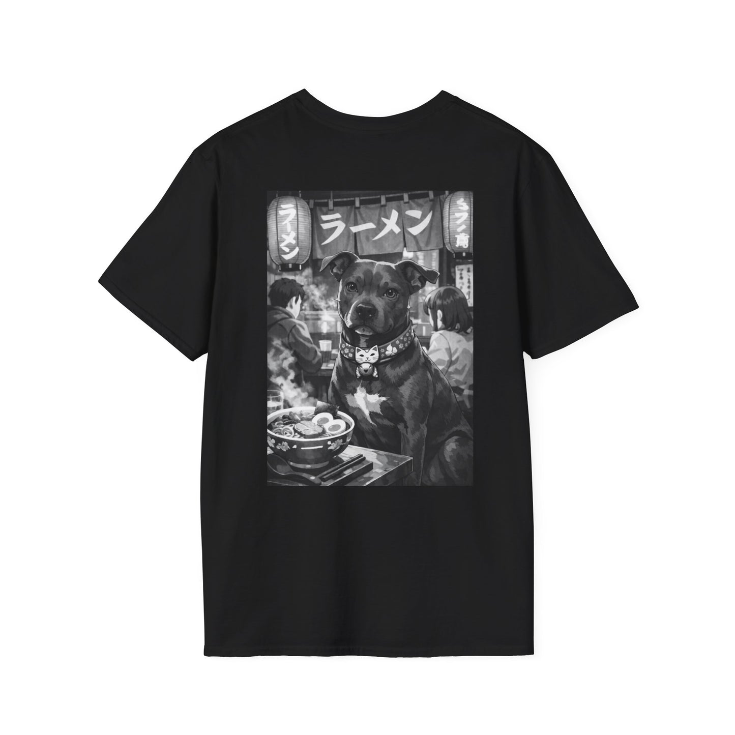 The NAMI Dog Ramen T-Shirt Black White - Black / S - T-Shirt