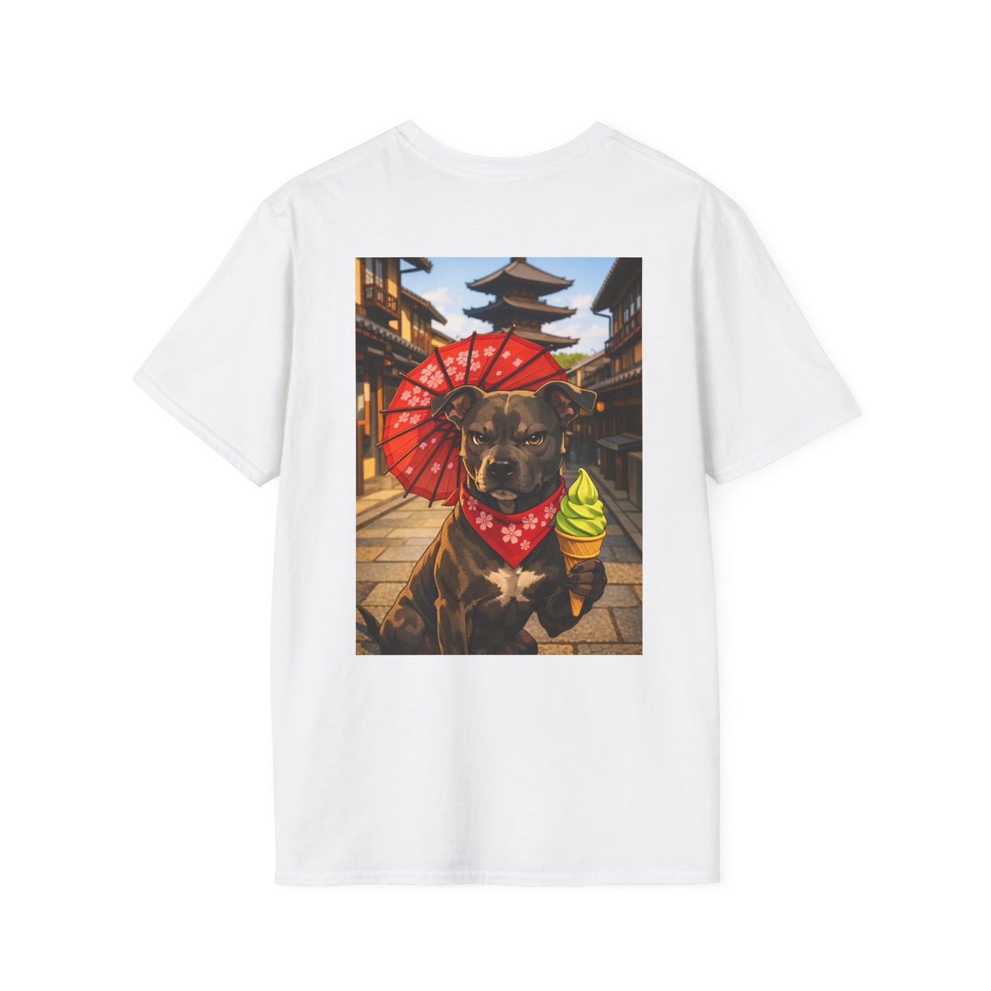 The NAMI Dog Ice Cream Gion T-Shirt Full Colour - White / S - T-Shirt