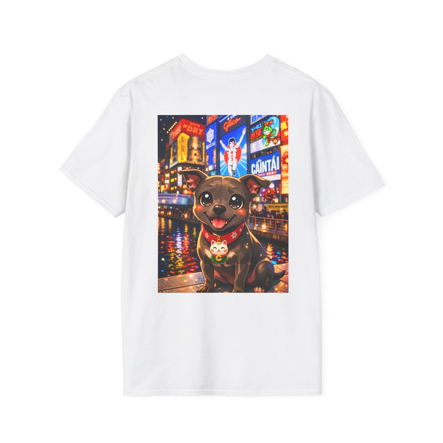 The NAMI Dog Dotonbori T-Shirt Full Colour - White / S - T-Shirt